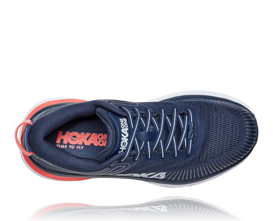 Hoka One One Tenisky Damske Námornícka Modrá/Biele - Bondi 7 - 05794-CHFK